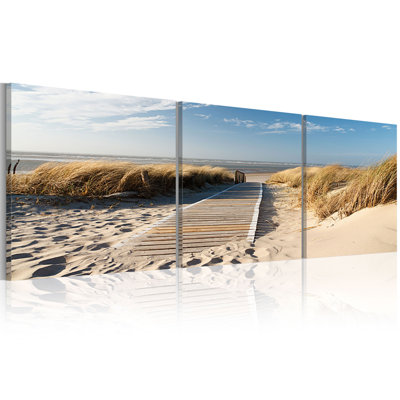 3 Piece No Frame Panoramic Print on Canvas