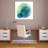'Evolving Planets IV' Graphic Art on Glass
