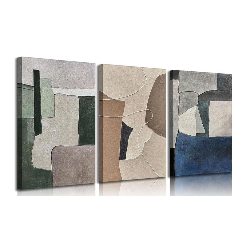 3 Piece Wrapped Canvas Set