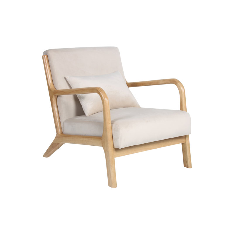 Rogan Upholstered Armchair, Beige