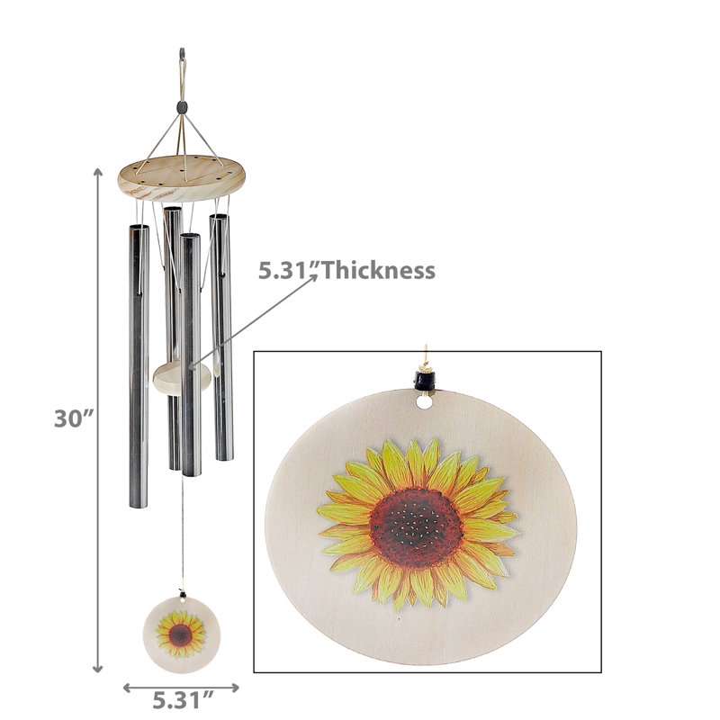 Tournesol rond et naturel