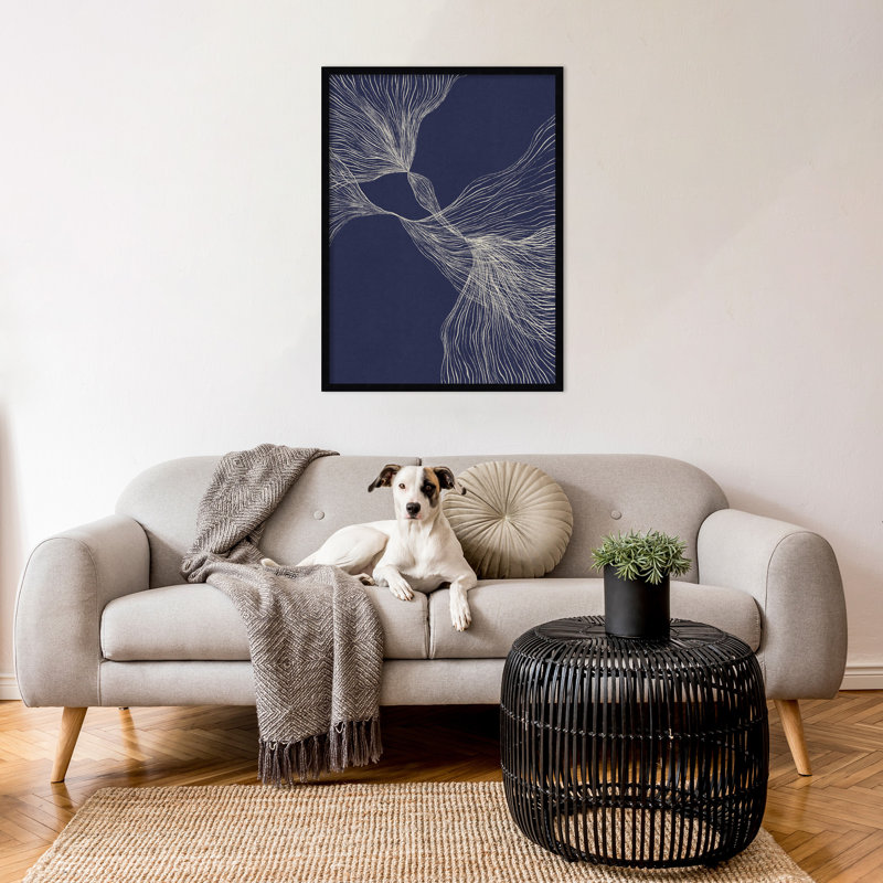 Interaction 1 by Alisa Galitsyna, Black, 33" H x 25" W x 1" D