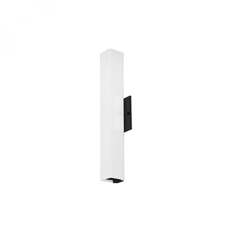 Melville 18'' Black Steel Dimmable LED Outdoor Sconce