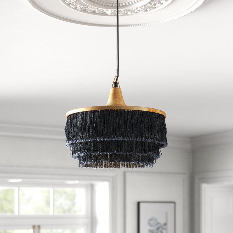 1 - Light Gray Unique/Statement Pendant