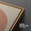 "Western Mountain Sun & Moon Nature Landscape", art moderne sur toile encadrée, 2 pièces-92285452-92285451