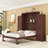 Murphy Bed with Wardrobe and Storage Shelf-1737382957-1737382994