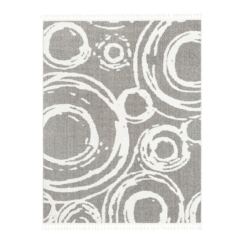 Abstract Indoor Rug, Rectangle 7'10" x 10'