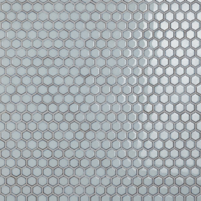 Hudson 1" x 1" Porcelain Honeycomb Mosaic Wall & Floor Tile