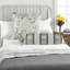 Ensemble de literie luxueux en jacquard 5 pièces, bourre en coton, motif cachemire bleu sarcelle pour grand lit