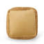 Pouf carré en microfibre Spongy, jaune-487776867