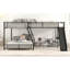 Space-saving Multifunctional Metal Bunk Bed For Families And Guests