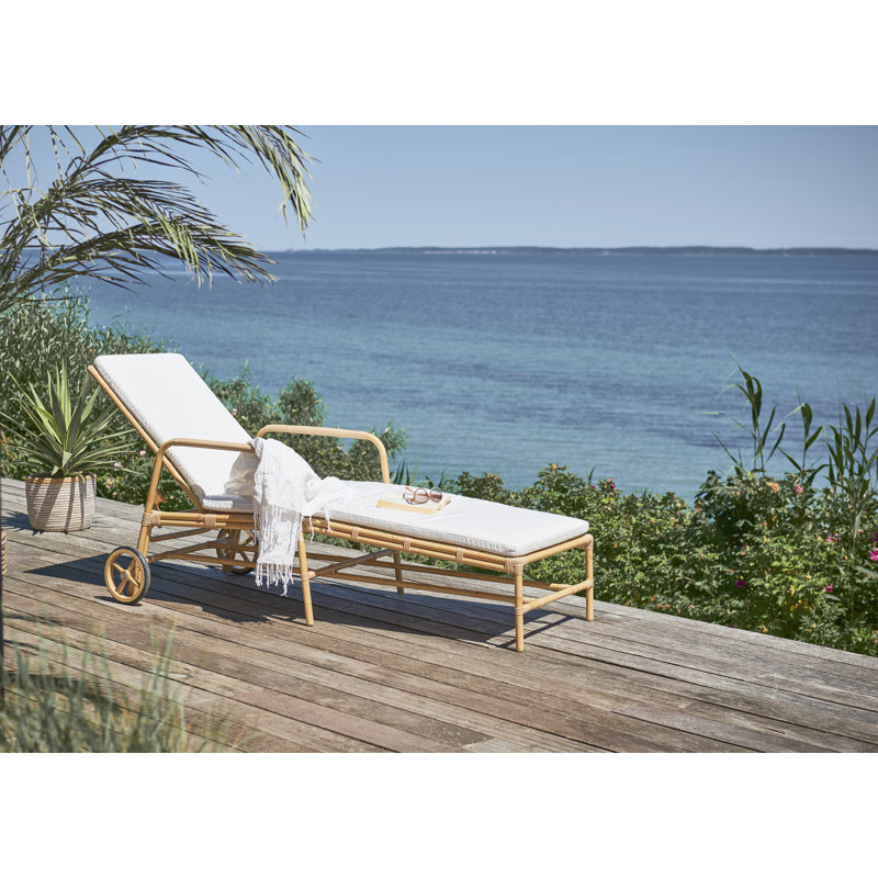 Affaire Josephine Reclining Chaise Lounge, Exterior Natural