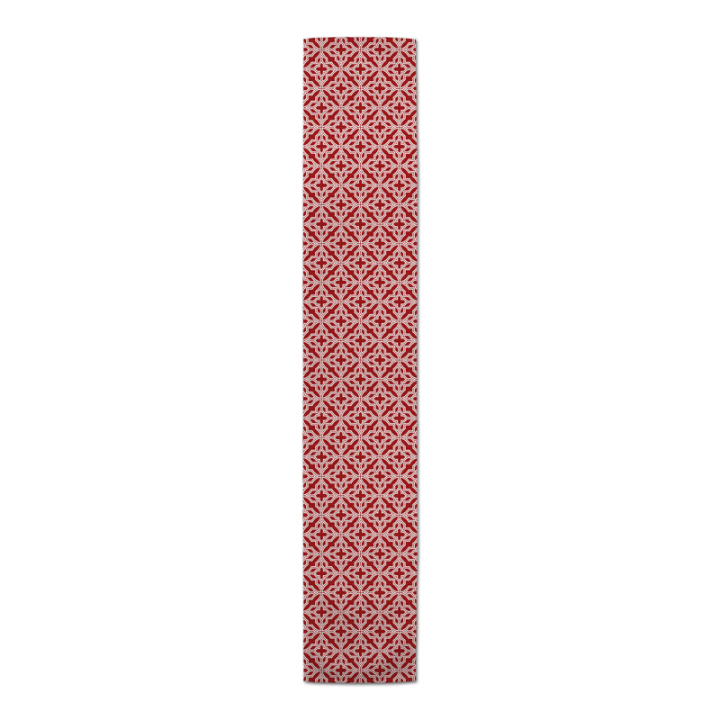 Chemin de table Camisa, P 16 po x L 90 po, Rouge