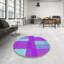 Tapis mauve à motif géométrique Kingsdown-1423965195
