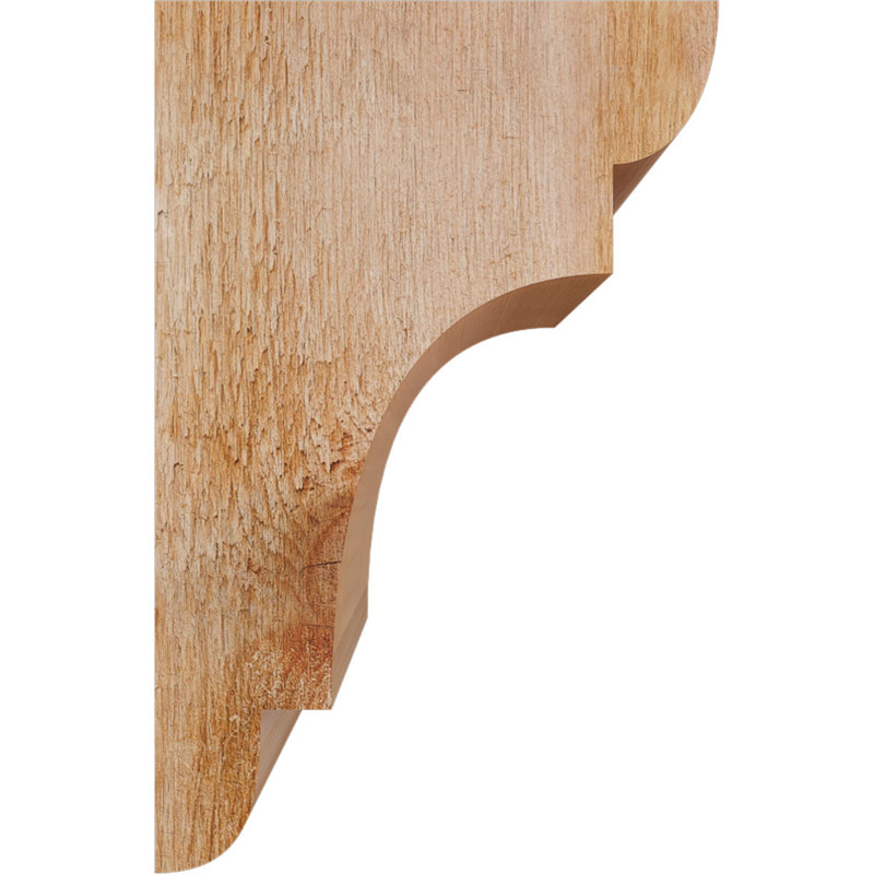 New Brighton Corbel, H 12 po x l 6 po x P 8 po, Cèdre rouge, Sciage brut