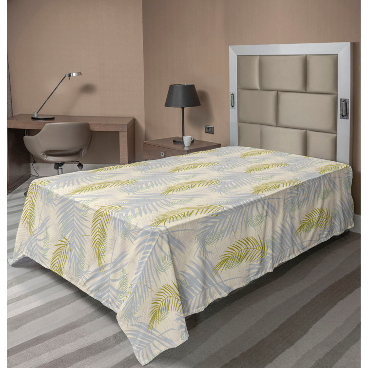 Ambesonne, drap plat floral pivoines, art botanique printanier