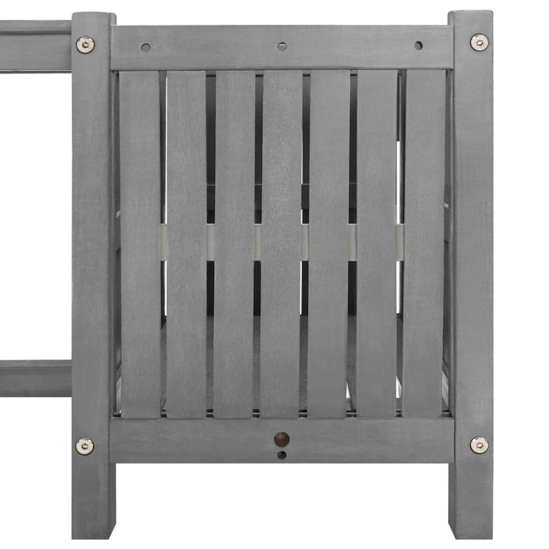 Lunedi Solid Wood Acacia Outdoor Bench