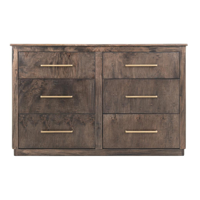 Commode 6 tiroirs Dark Mezquite