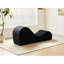 Chaise longue Relax, conception ergonomique, noyau en mousse haute, housse amovible noire lavable avec fonctionnalité, mousse, housse lavable à la machine,-130794290