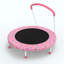 Mini trampoline d'intérieur pour enfants de 1 à 6 ans avec poignée extérieure pour enfants