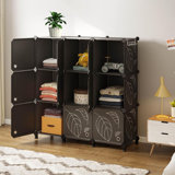 9 Cube Storage Organizer with Doors