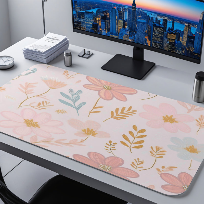 Polyester Desk Pad, 23.6x13.8