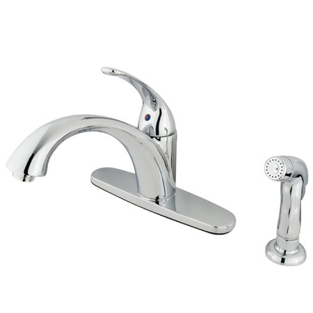 Vintage Single Handle Centerset Kitchen Faucet, Chrome