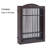 Serra Wire Pet Free Standing Gate with Two Pairs of Support Feet-1312266276