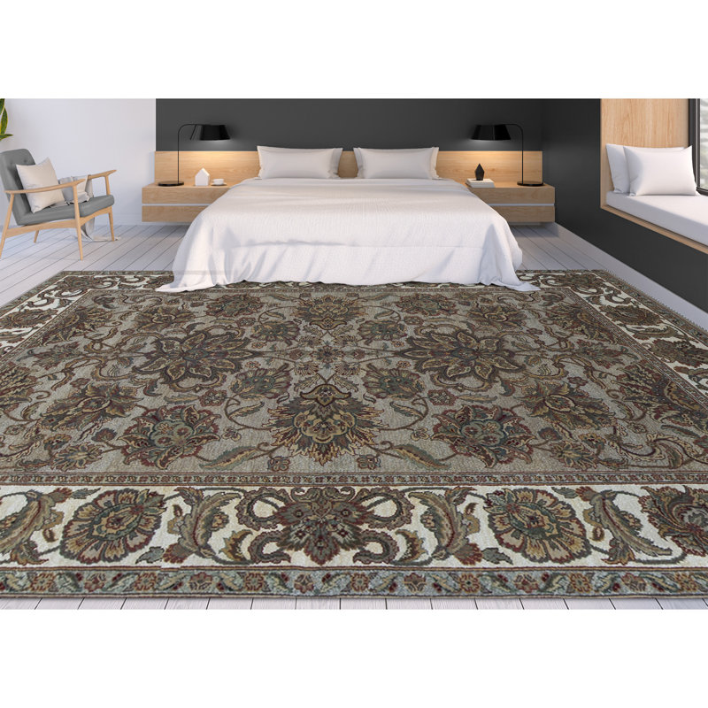Mountain King Wool Oriental Area Rug, Rectangle 8' x 10'