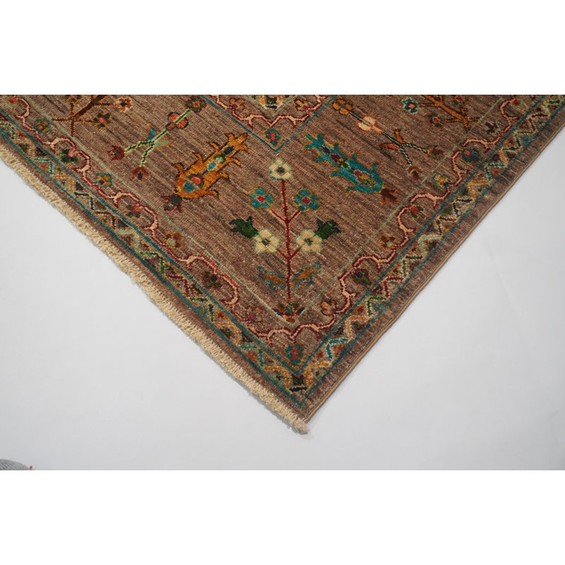 Hand-Knotted High-Quality Gray Area Rug