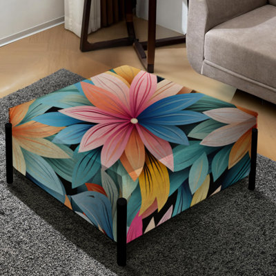 Multicolore motif mandala bohème multicolore à motif floral bohème