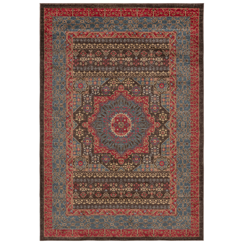 Hadassah Oriental Hand Woven Area Rug, Rectangle 201 x 279 cm