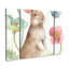 Ensemble de 3 panneaux d'art mural - Lisa Audit «Spring Softies Bunnies II», art mural sur toile pour le salon, la chambre à coucher ou le bureau 