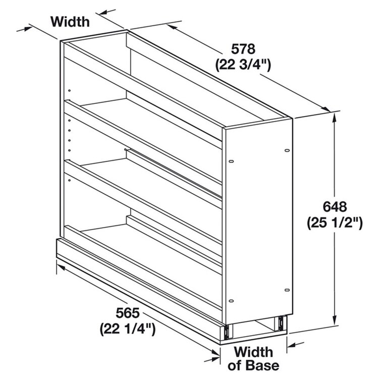 Pull-Out Pantry by Hafele