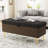 Modern Grey Multi - Functional Bench With Gold Metal Legs And Design For Entryway American Style Easy Lift Lid Frame Living Room-724053766-724053760