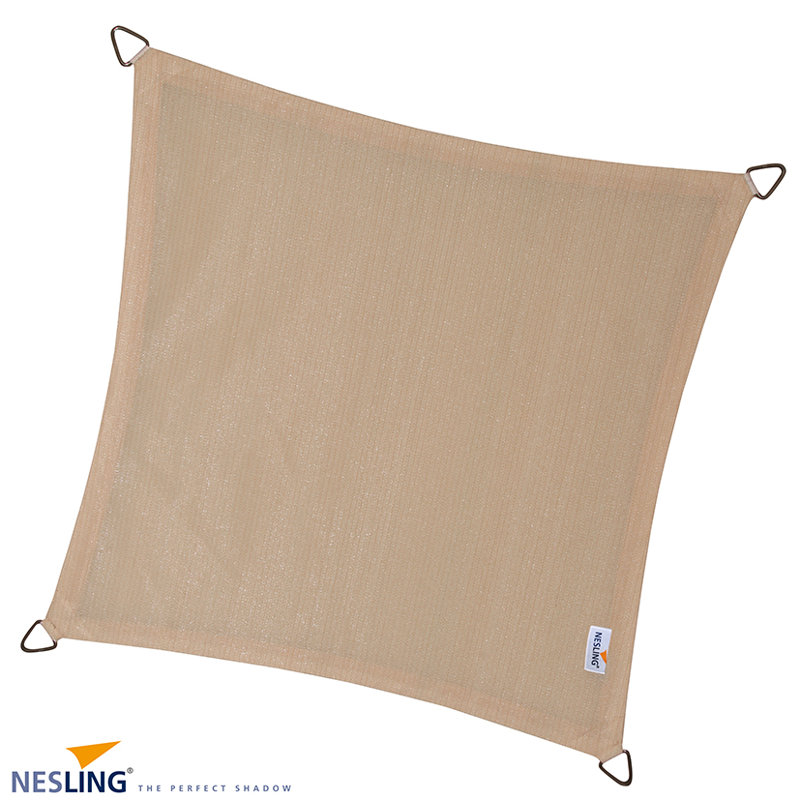 Barnys 3.6m x 3.6m Rectangular Shade Sail, Off White