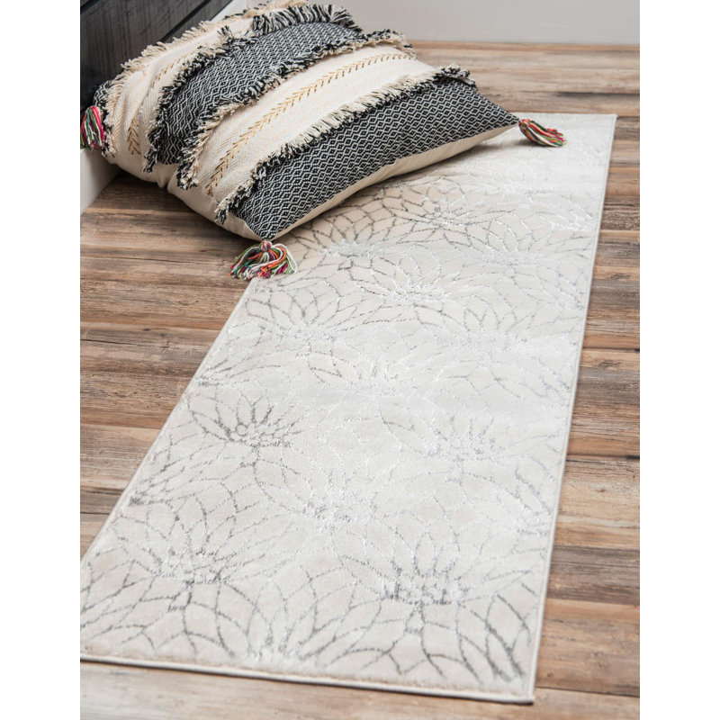 Glitzy Ikat Indoor Rug, Runner 2'7" x 12'