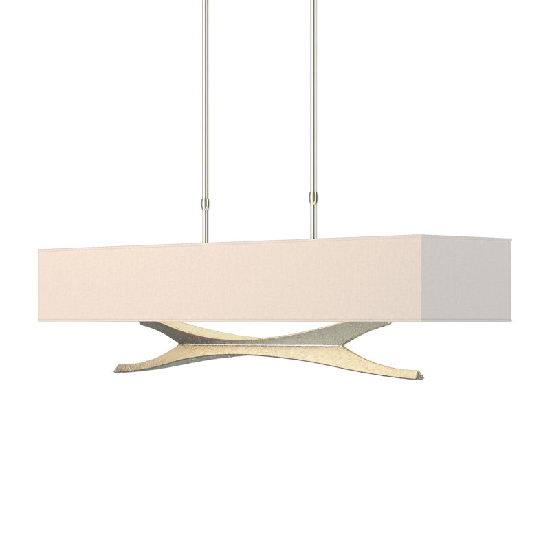 Moreau 4 - Light Kitchen Island Pendant, Flax, Sterling