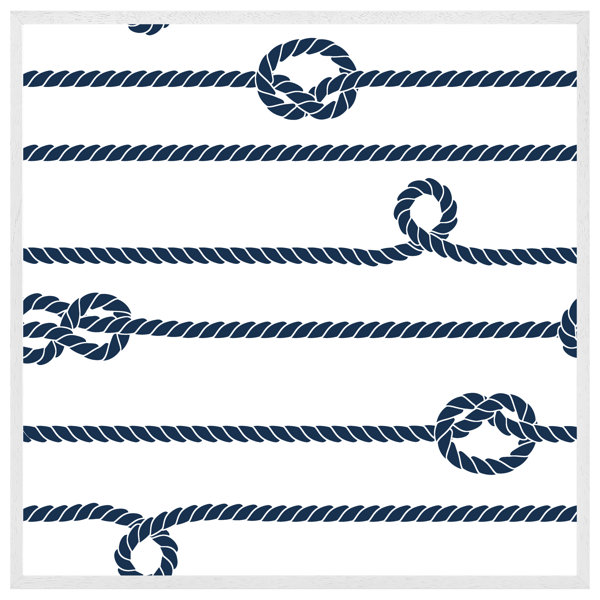 House of Hampton Curley Rope - Single Picture Frame Art Prints ...