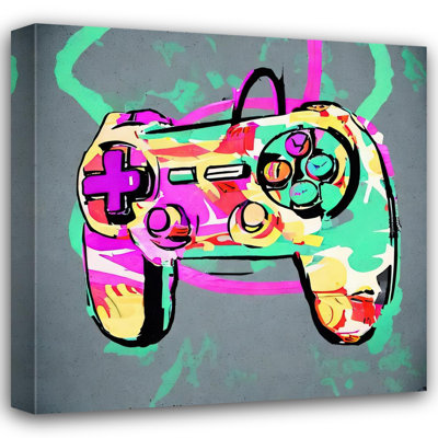 " Video Game Controller 52 " by Stephen Chambers Painting Print