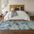 Premium Machine Washable Prisco Navy Rug-435098327