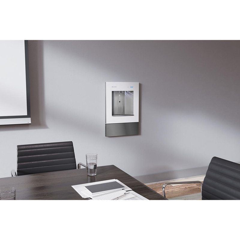 Distributeur d'eau commercialisé encastré Liv Pro, Blanc Aspen
