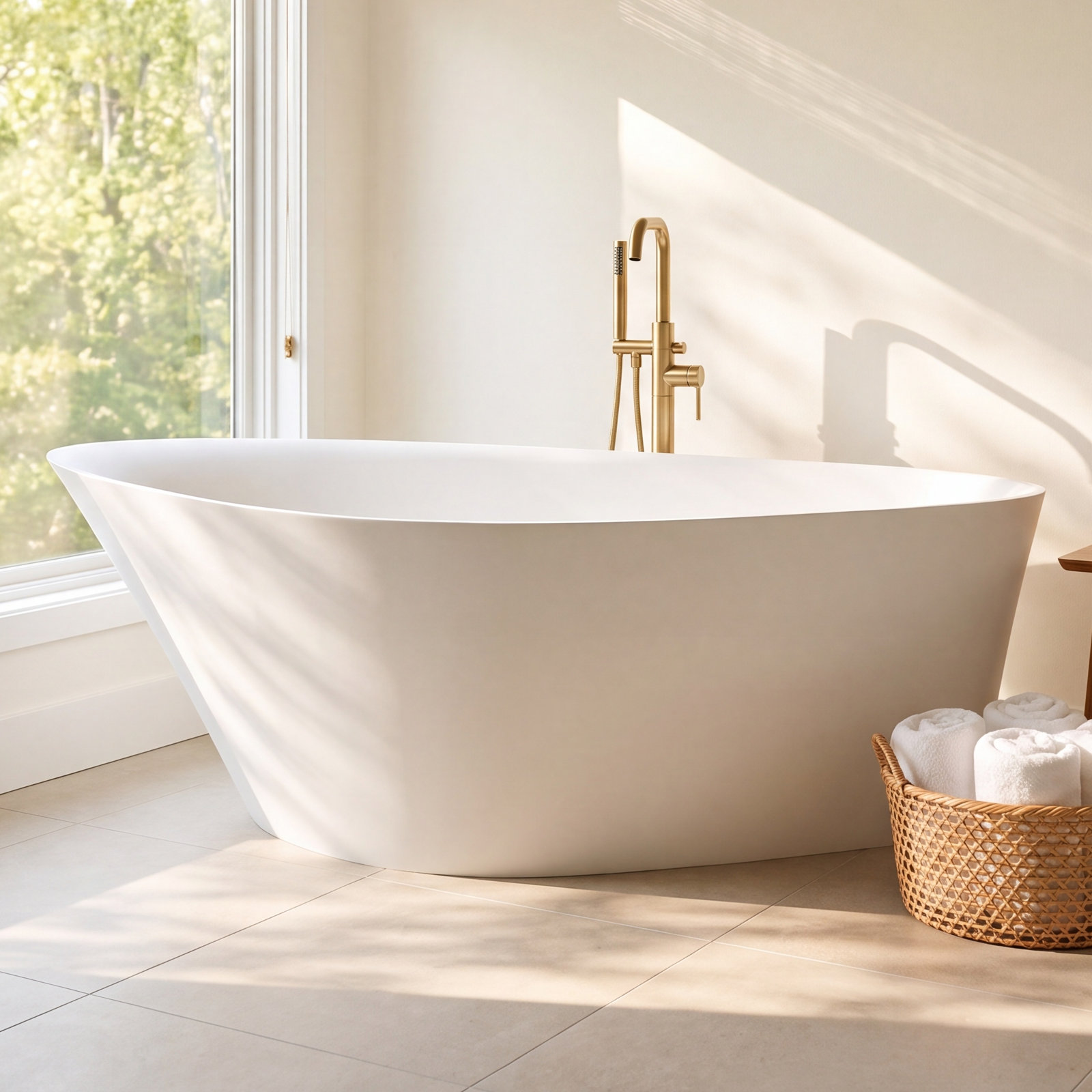 Veil 65" Freestanding Soaking Bathtub