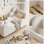 Toddler Cloud‑Shaped Upholstered Bed Frame, Child‑Safe Rounded Edges, Easy Assembly, Kids Bedroom Furniture-208315852