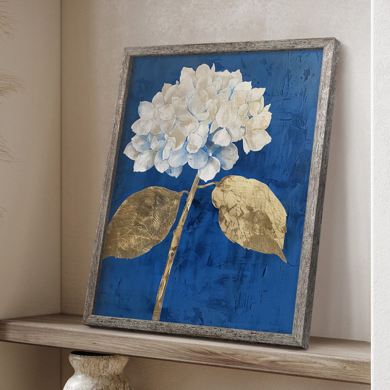 «FLORAL Series Lxxix», reproduction encadrée - bois massif, H 21 po x l 17 po
