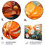 «Tropical Orange and Green Foliage II», reproduction d'art mural en métal tropical-978349535