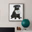 «Love and Labrador», toile encadrée de qualité supérieure - prête à être accrochée-778547021-778547016