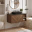 36" Modern Single Bathroom Vanity With Sink, Floating Vanites With Sintered Stone Table Top-231010206-231010207