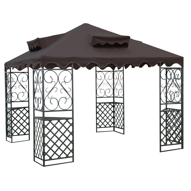 Palladian 10 Ft. W x 10 Ft. D Steel Patio Gazebo