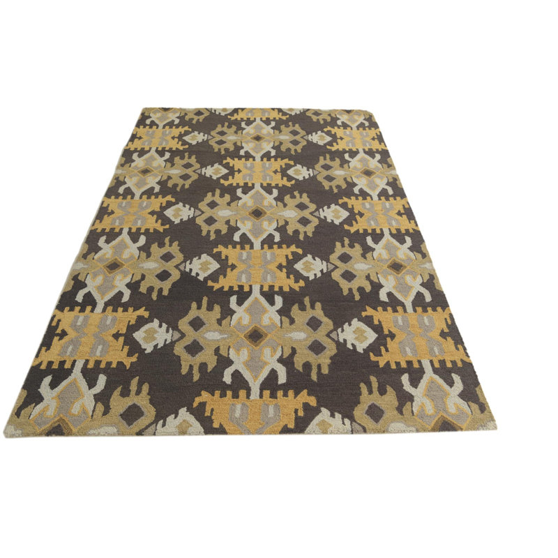Tapis noir Otto